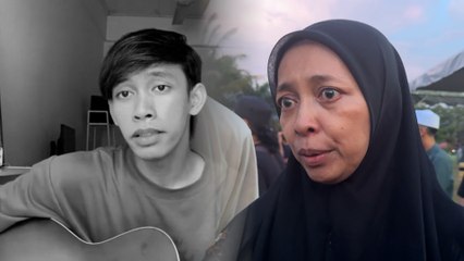 Tenangnya ibu Nidza Afham, reda pemergian anak tercinta