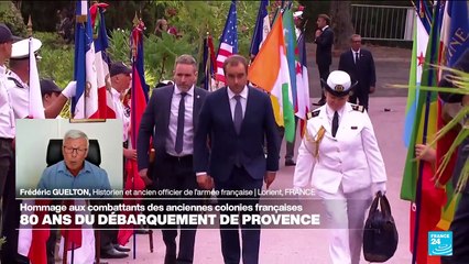 Le débarquement de Provence demeure "insuffisamment commémoré", estime Frédéric Guelton