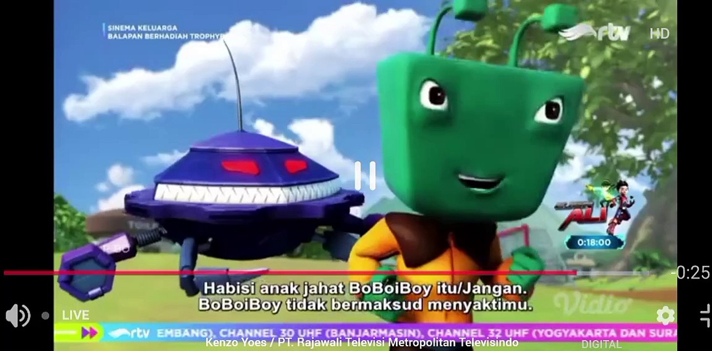 [ LIVE ] RTV HD BOBOIBOY SEASON 1 8/8/2024