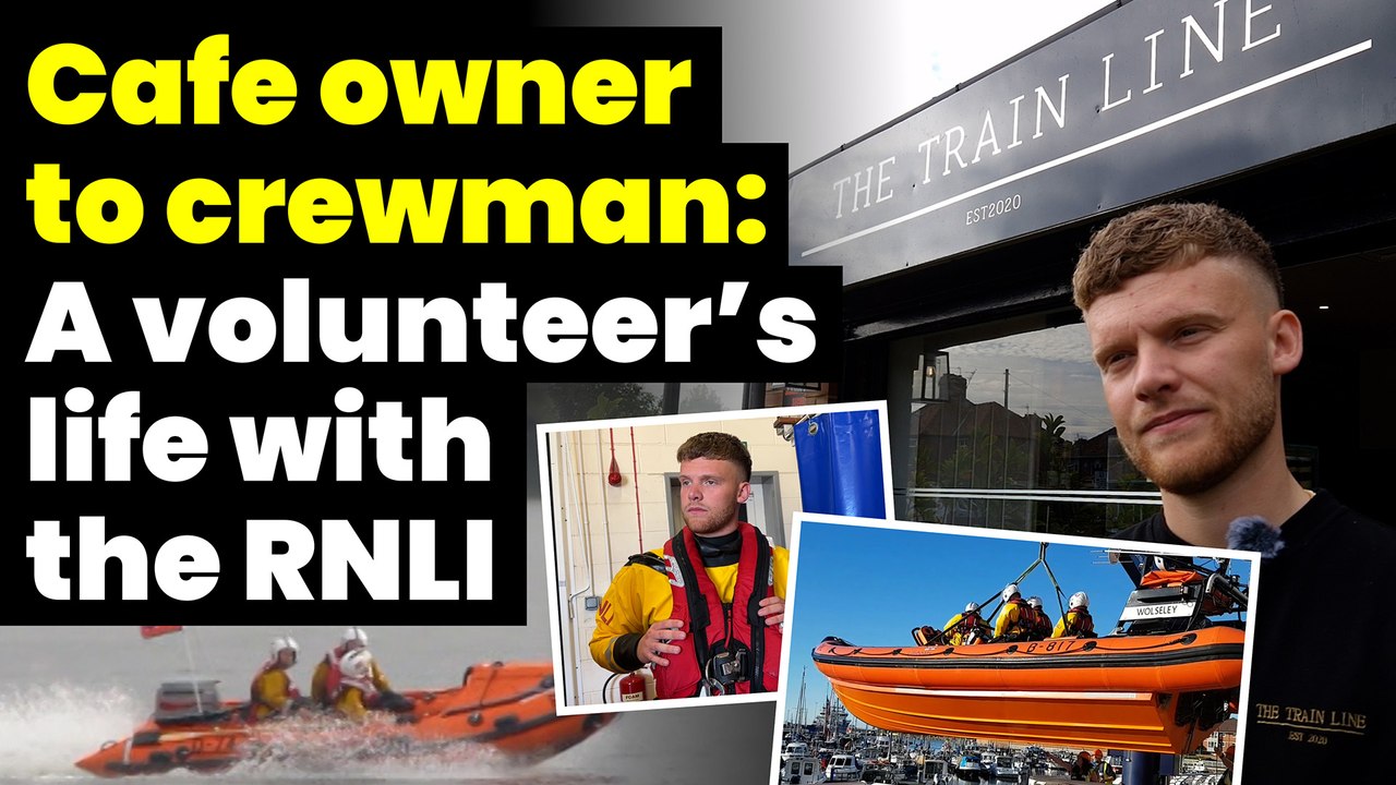 Cafe owner to crewman: A volunteer's life with the RNLI
