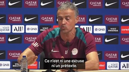 PSG - Luis Enrique sur le mercato : "On restera ouvert jusqu'au dernier jour"