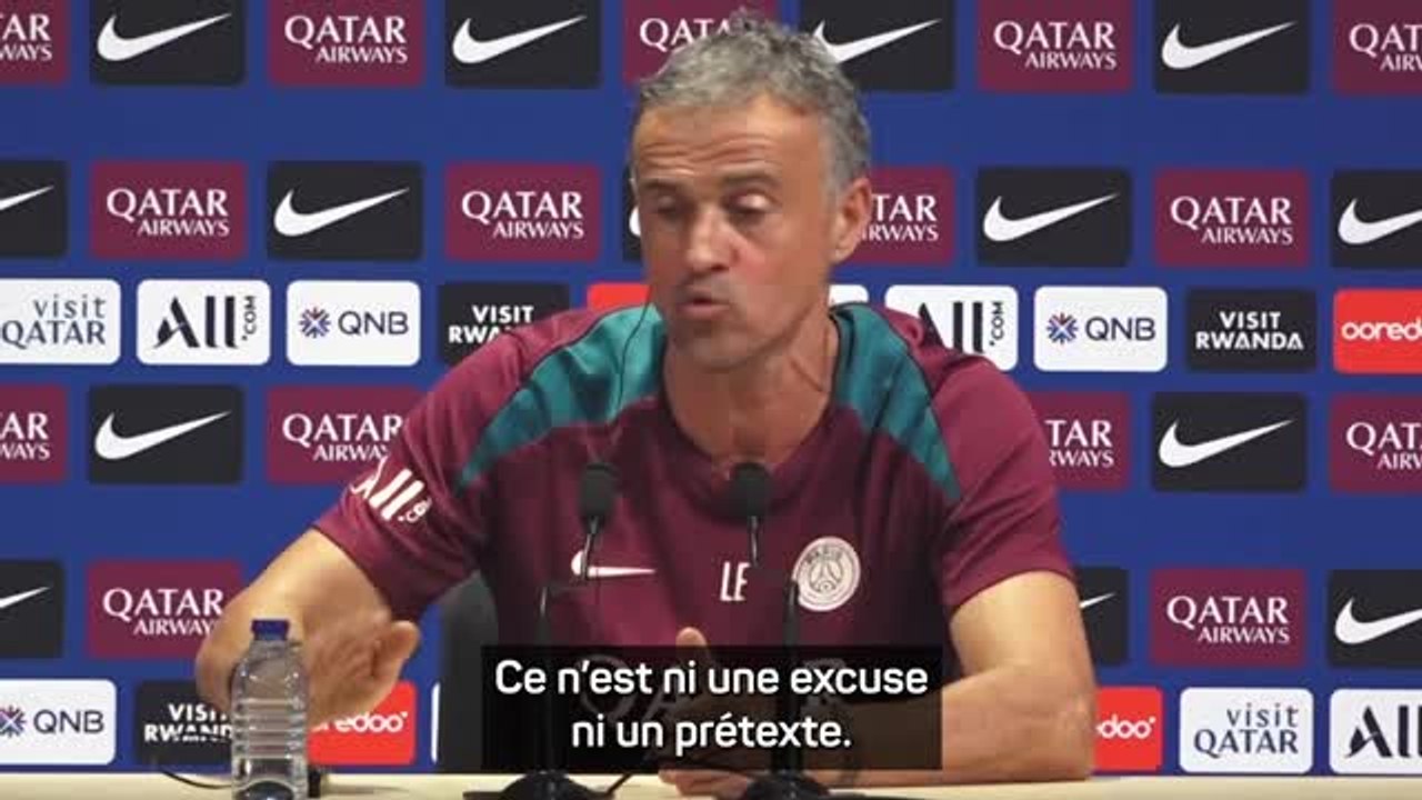 PSG - Luis Enrique sur le mercato : "On restera ouvert jusqu'au dernier jour"