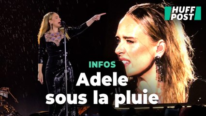 Les pluies torrentielles ont rendu ce concert d’Adele totalement épique