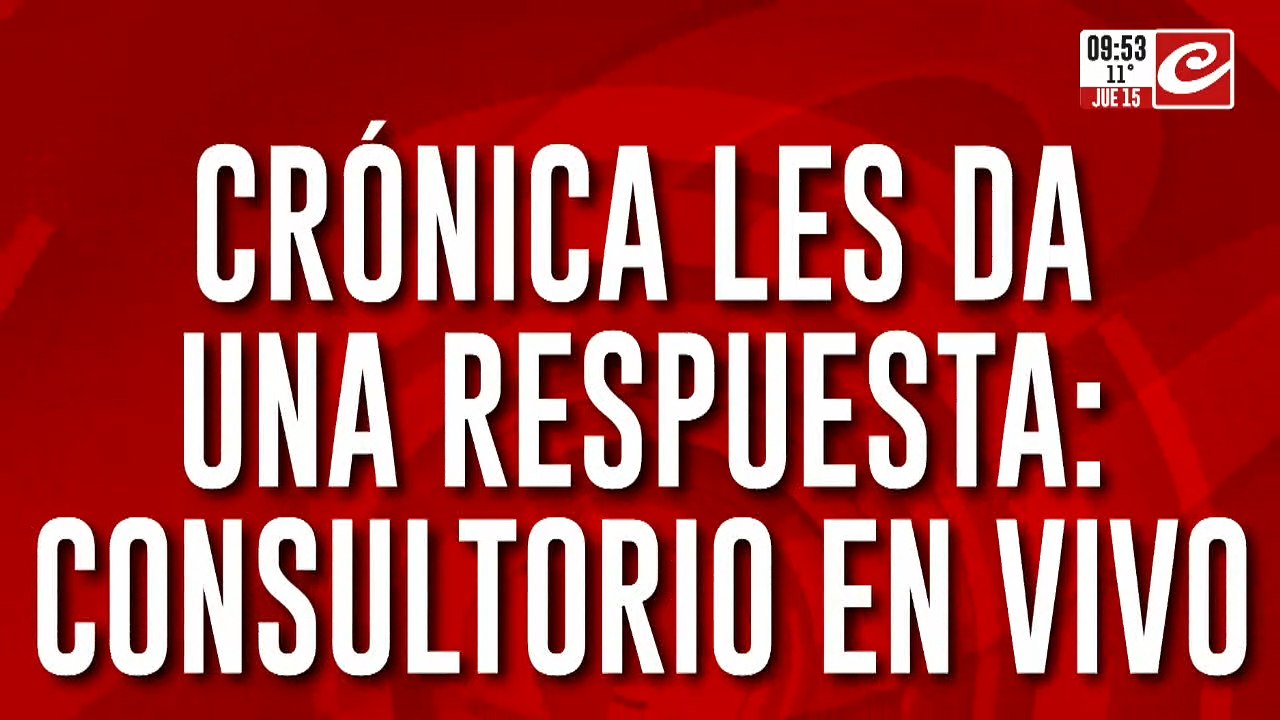 Consultorio en vivo: Crónica le responde a todos los jubilados