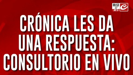 Consultorio en vivo: Crónica le responde a todos los jubilados