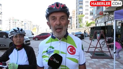 Seyahat tutkunu çift, bisikletle 3 bin kilometre yol yaptı