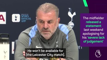 We've suspended Bissouma for Leicester opener - Postecoglou