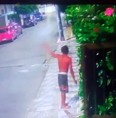 Proprietário divulga imagens de suspeito de assalto à academia