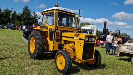 Last of the tractors head out on the CDTEC's annual run at Ballygowan