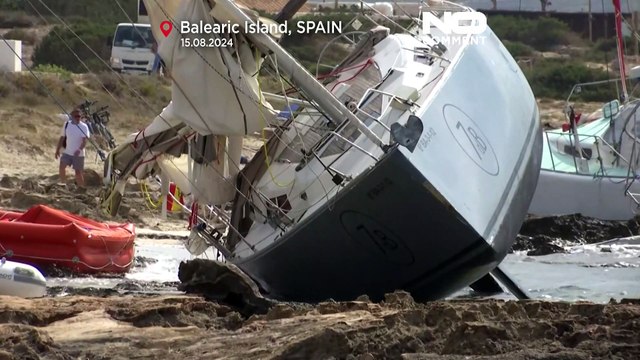 NO COMMENT| Baleares, en alerta por la DANA: las islas afrontan horas críticas por trombas de agua