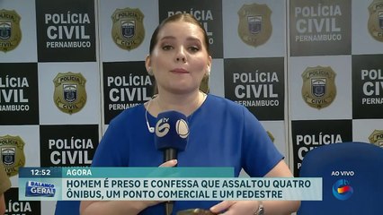 Homem é preso acusado de praticar assaltos em ônibus no Grande Recife