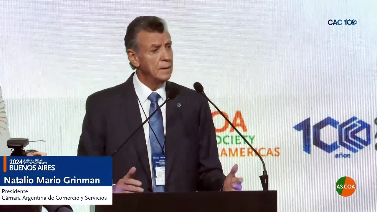 Grinnman abrió el Council de las Américas avalando el "rumbo" del gobierno de Milei: "Numerosas empresas sufren caída en las ventas y muchos asalariados hacen malabares"