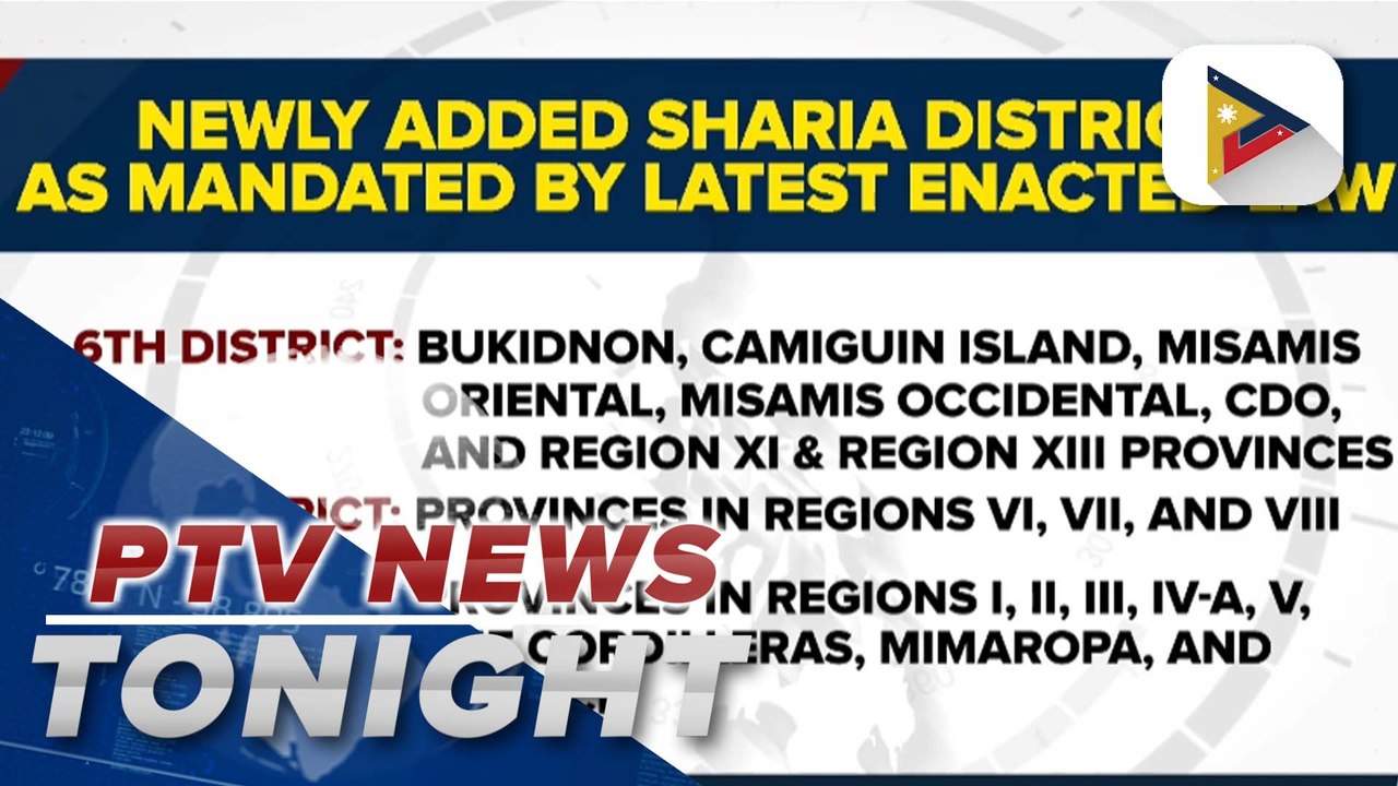 PBBM inks law creating 3 more Shari’a judicial districts