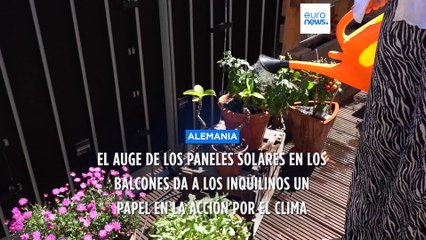 Los alemanes luchan contra el cambio climático desde sus balcones gracias a los paneles solares