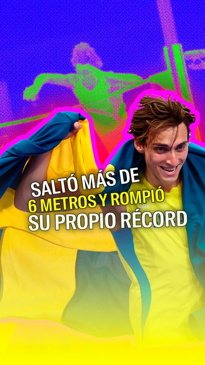 Saltó más de 6 metros y rompió su propio récord