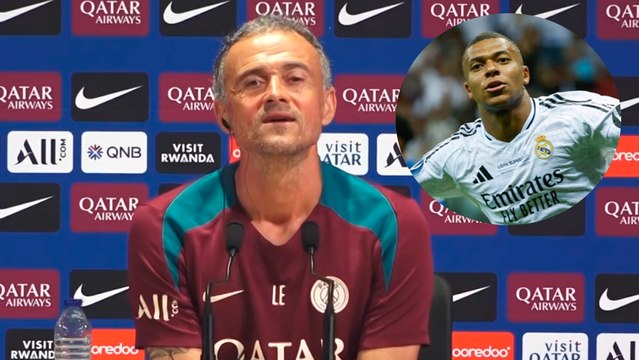 Luis Enrique se cansa de las preguntas sobre Mbappé y se encara con la prensa: Qué pesados sois los españoles