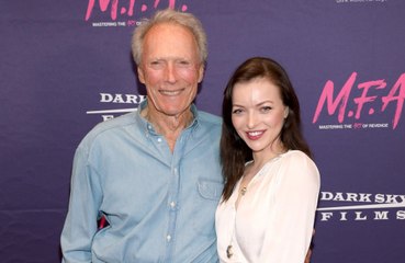 Clint Eastwood's daughter Francesca says it's "bittersweet" to see her "strict" dad as a granddad