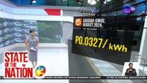 Sa mga customer ng Meralco, may nagbabadyang dagdag-singil simula Oktubre. | SONA