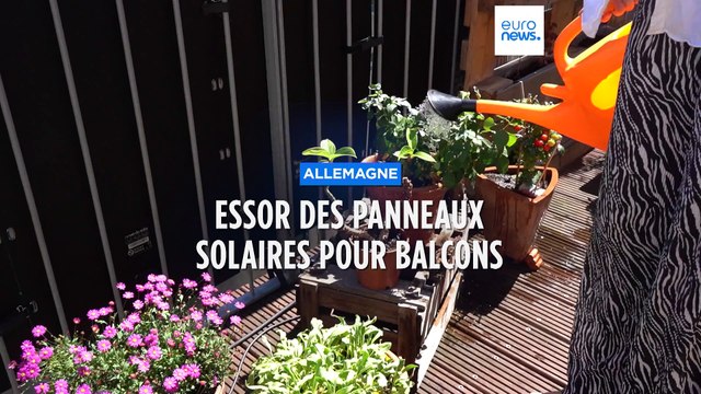 L'Allemagne connaît un essor des panneaux solaires pour balcons