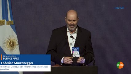 Sturzenegger explicó sus funciones y dijo que "el Estado no se moderniza, atrasa": "Mi rol es desmalezar"