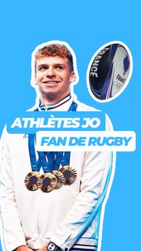 4 athlètes olympiques français fan de Rugby