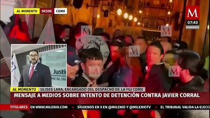 Ulises Lara aclara intervención en intento de arresto contra Javier Corral en CdMx