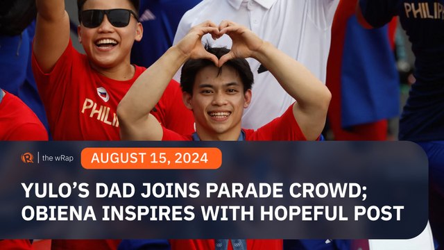 Forever fan: Carlos Yulo’s father Mark braves Manila crowds, attends welcome parade