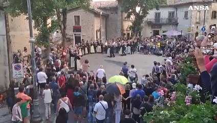 "Ju Catenacce", a Scanno rievocazione dell'antico corteo nuziale