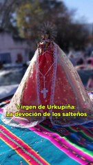 Virgen de Urkupiña: tradicional chaya de autos en iglesia del Pilar