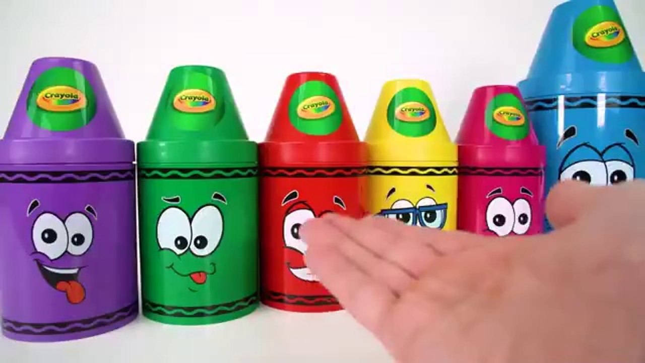 Best Toy Learning Video for Toddlers and Kids Learn Colors with Surprise Crayons!