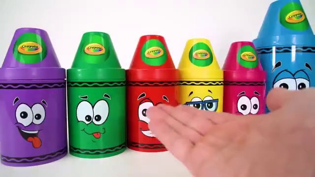 Best Toy Learning Video for Toddlers and Kids Learn Colors with Surprise Crayons!
