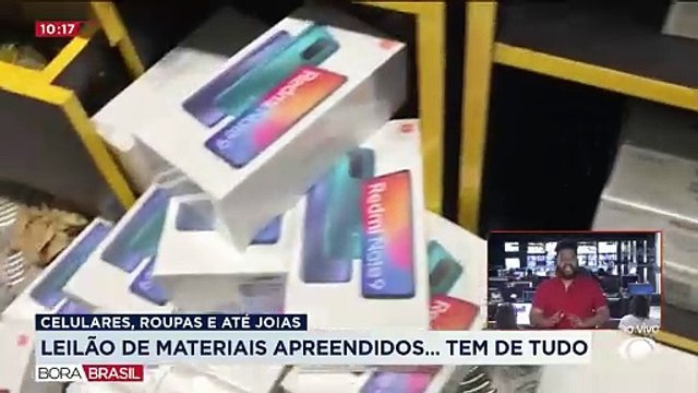 Receita Federal faz leilão com mercadorias apreendidas em SP