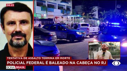 Policial federal é morto a tiros na frente da família em assalto no RJ