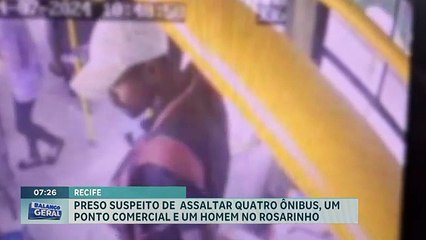 Homem é preso suspeito de cometer assaltos no Rosarinho