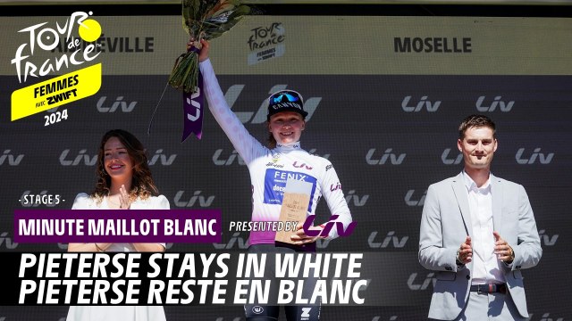 Liv White Jersey Minute - Stage 5 - Tour de France Femmes avec Zwift 2024