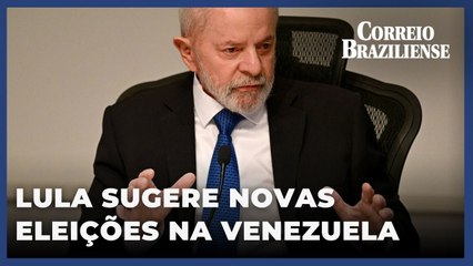 Lula sugere novas eleições na Venezuela
