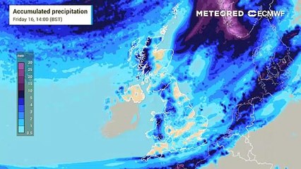 UK Weather: Blustery and wet but brightening up as we head towards the weekend