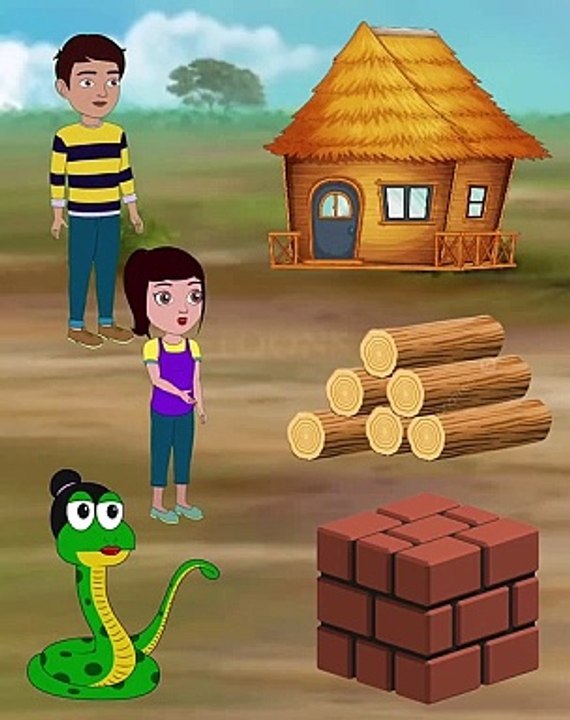 राजू इशानी की घर ｜ Hindi Cartoon ｜ Rakshas Cartoon ｜ Cartoon Short ...