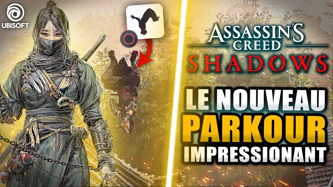 Assassin's Creed Shadows : Nouveau GAMEPLAY de PARKOUR Incroyable  Un RECORD pour Ubisoft