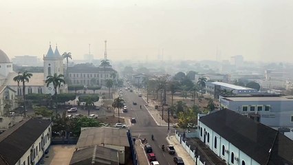 Porto Velho é tomada por fumaça de queimadas