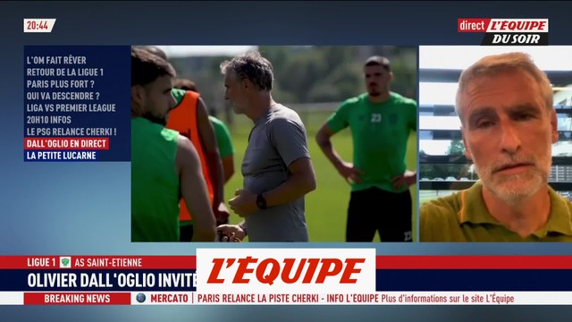 Dall'Oglio : « Il y a des maillots verts partout » - Foot - L1 - Saint-Étienne