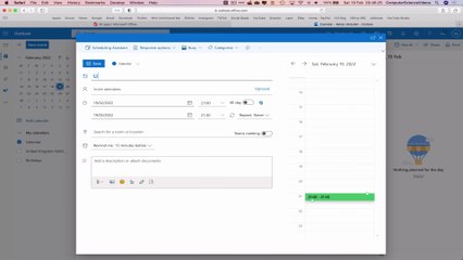 How to BOOK & SCHEDULE an Event on Microsoft Office 365 Calendar On a Mac - Basic Tutorial | New