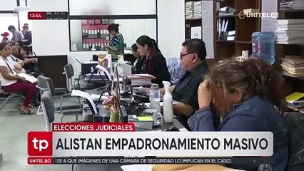 Elecciones judiciales: Alistan empadronamiento en el departamento cruceño