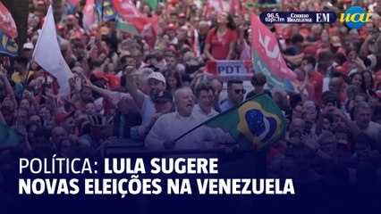Lula sugere novas eleições na Venezuela