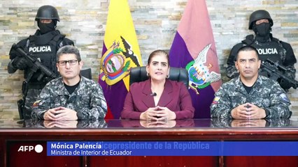 Ministra de Ecuador denuncia intento "desestabilizador" de vicepresidenta