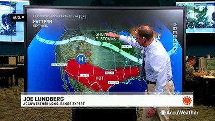 Your long-range forecast across the US for the rest of August