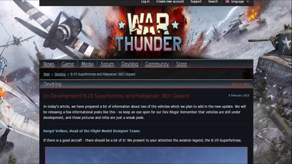 War Thunder Patch 1.47 devblog - B-29 superfortress, Flakpanzer 38t Gepard and map changes