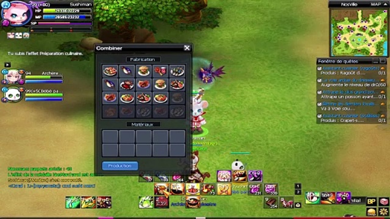 NOSTALE Tuto sp cuisine ( utile pour le Battle Pass )