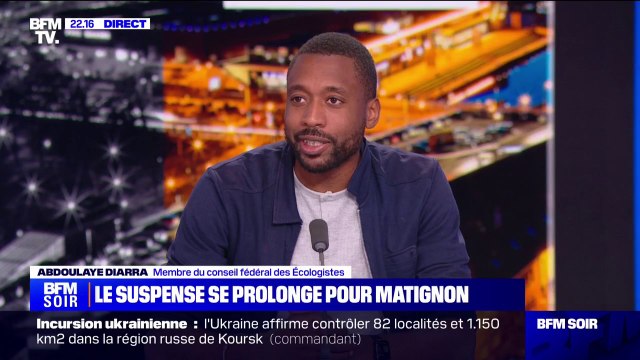 Abdoulaye Diarra (les Écologistes): On a un président de la République qui, cinq semaines après les élections législatives, fait toujours le choix de ne pas appeler le groupe majoritaire
