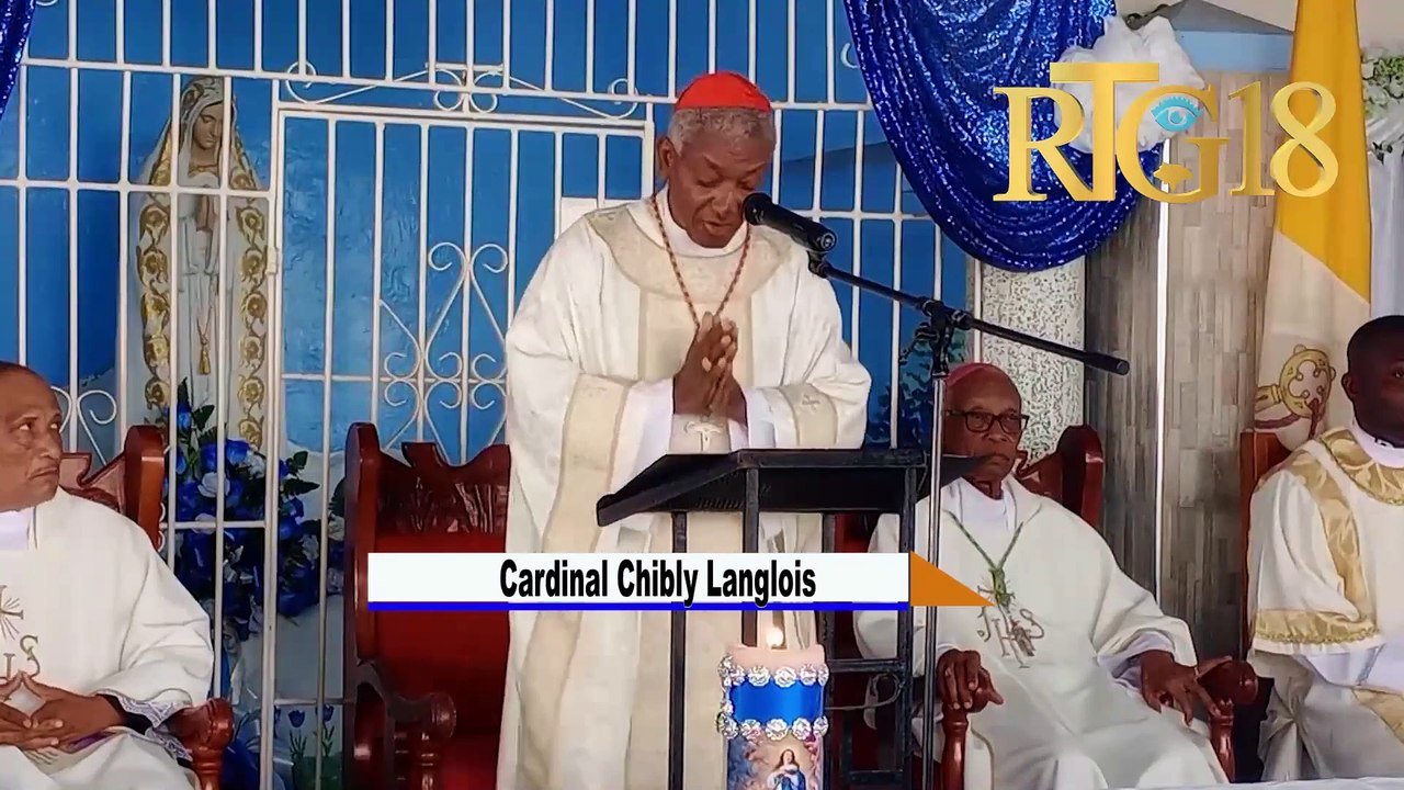 Cayes / Sud.- Kadinal Chibly Langlois ankouraje otorite yo pran responsablite yo pou mete sekirite
